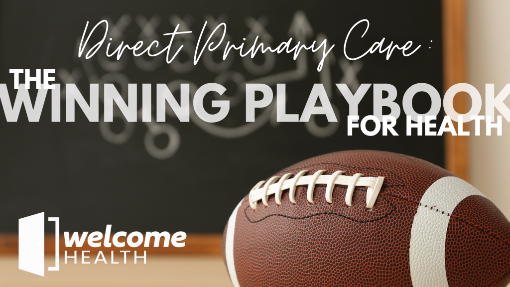 Football and game plays in background